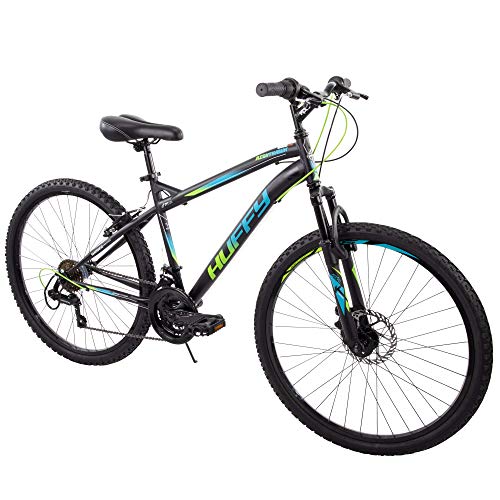 Huffy 26' Nighthawk Men's Mountain Bike, Black Matte 18 Speed