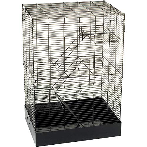 You & Me Rat Manor Habitat, 16.5' L X 22.5' W X 32' H, 16.5 IN, Black