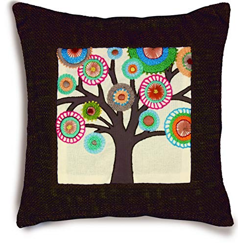 DIMENSIONS Retro Tree Crewel Embroidery Kit, 9.5'' x 9.5''