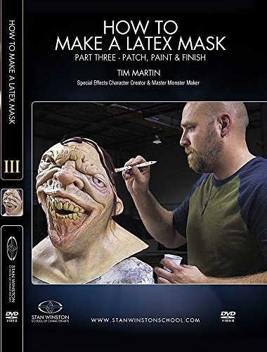 How to Make a Latex Rubber Mask Part 3 - Patch, Paint & Finish by Timothy Martin