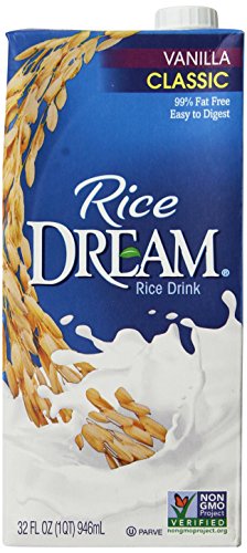 RICE DREAM Classic Vanilla Rice Drink, 32 fl. oz. (Pack of 12)