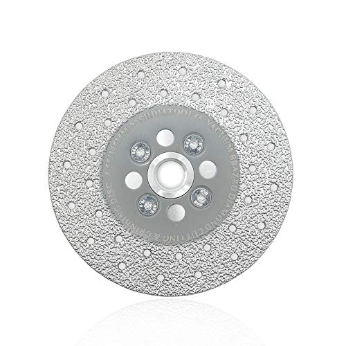 SHDIATOOL Granite Cutting Wheel for Marble Quartz, 4-1/2 Inch Fast Cutting Grinding Shaping Diamond Disc for Angle Grinder with 5/8-Inch-11 Thread