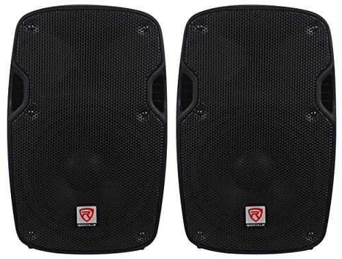 2) Rockville SPG84 8 Passive 800W DJ PA Speakers ABS Lightweight Cabinet 4 Ohm