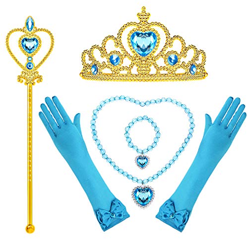 Arabian Princess Jasmine Costume Accessories Set for Toddler Girls Dress Up Birthday Party