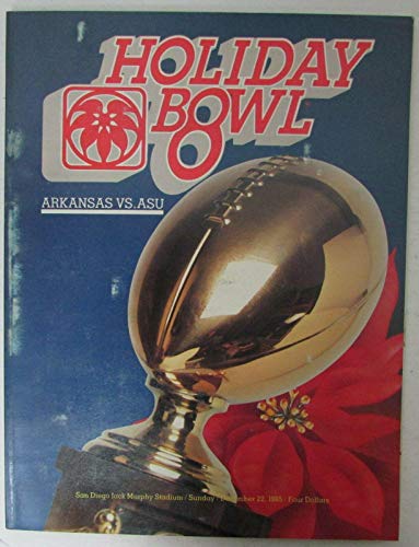 1985 Holiday Bowl - Arkansas vs. Arizona State Football Game Program 145140 - College Programs