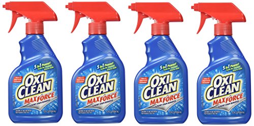 OxiClean Max Force Stain Remover Spray, 12 Ounce (Pack of 4), 12 Fl Oz (Pack of 4)