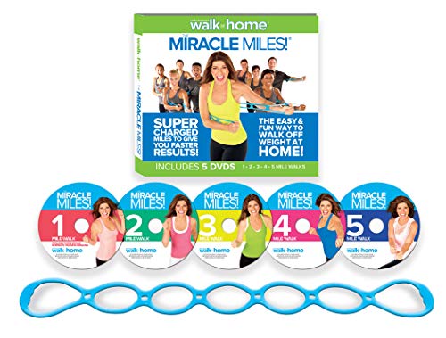 Leslie Sansone: Miracle Miles 5 DVD Set featuring Free Super-Sculpting Chain Link Band
