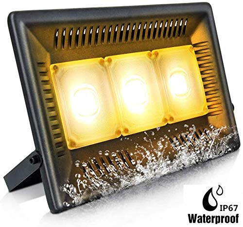 Waterproof COB Led Grow Light, Bozily Sunlike Full Spectrum Plant Grow Lamps/Lights,IP67 450W Outdoor Wall Led Light with On-Off Switch/5 Years Lifespan for Plants Growing/Outdoor Lighting