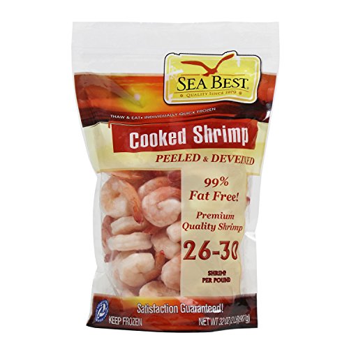 Sea Best 26/30 Cooked Peeled and Deveined Shrimp, 2 Pound