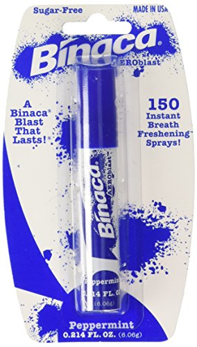 Binaca blast Breath Spray Peppermint flavor (pack of 6)