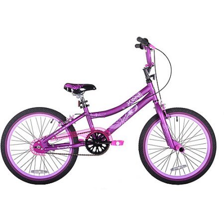 20' Kent Features A Durable Steel Frame 2 Cool Girls' BMX Bike, Satin Purple