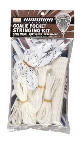 Warrior Soft Mesh Goalie String Kit (One Size, White)
