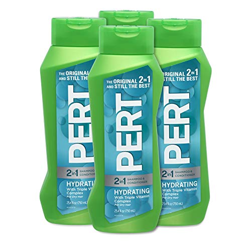 Pert Hydrating 2 in 1 Shampoo and Conditioner, 25.4 Ounce (Pack of 4)