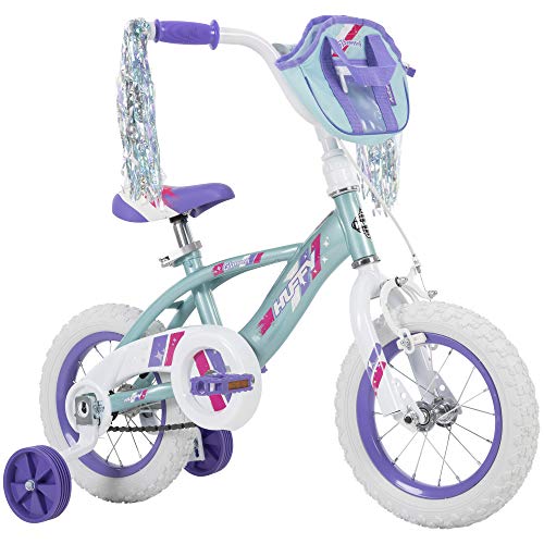 Huffy Bicycle Company 14' Glimmer Girls Bike, Sea Crystal, Quick Connect