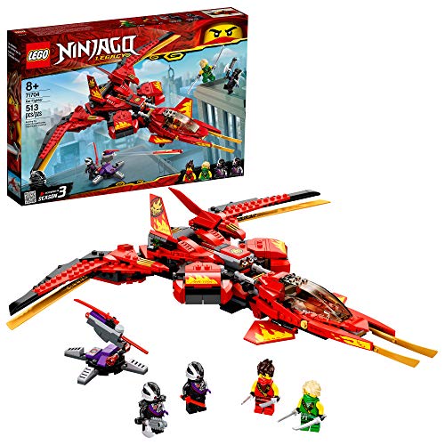 LEGO NINJAGO Legacy Kai Fighter 71704 Building Set for Kids Featuring Ninja Action Figures, New 2020 (513 Pieces)