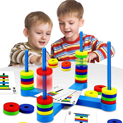 Family Kids Board Game Educational Toy Magnetic Matching Game for Kid Fun Stem Science Magnetic Toy for Children 2 3 4 5 6 7 8 Year Old Boys Girls Adults Gift