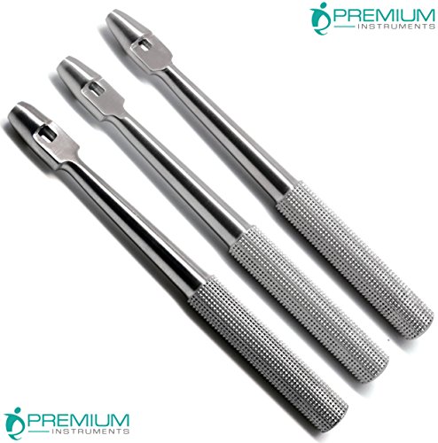 Dental Tissue Punch Straight 4mm, 5mm, 6mm Surgical Implant Stainless Steel 3 Pcs Instruments