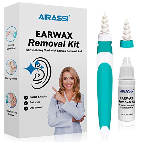 Earwax Removal Kit - Earwax Removal Aid & Earwax Cleaning Tool, Safe and Effective Earwax Removal System for Baby and Adult