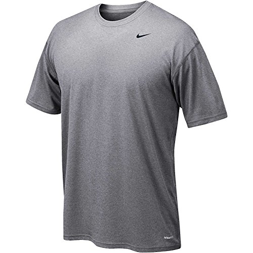 Nike Mens Athletic Active Dri-Fit Tee Shirt Medium Gray