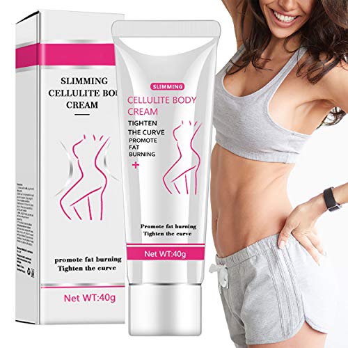 Hot Cream, Slimming Cream Body Fat Burning & Firming Cellulite Massager Deep Tissue Massage and Muscle Relaxant for Shaping Waist, Abdomen and Buttocks