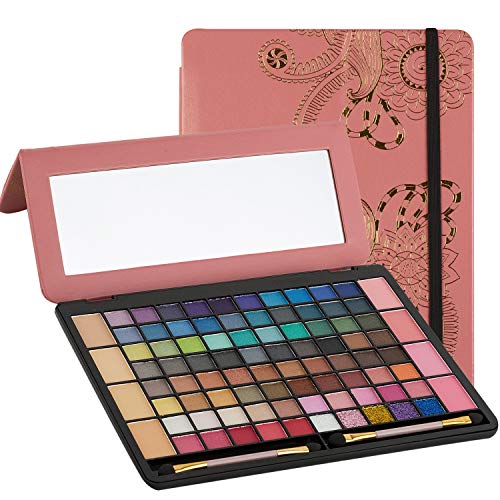 Makeup Kits for Teens - Tablet Case Eyeshadow Palette for Women and Teen - Full Starter Kit or Make Up Gift Set for Teen Girls, Beginners or Pros - Variety Shade Array - by Toysical