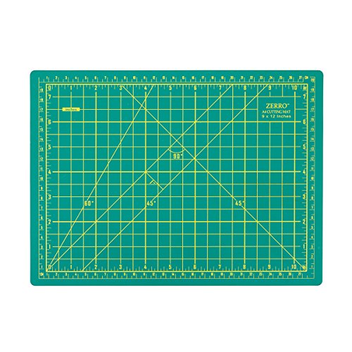 ZERRO Self Healing Cutting Double Sided 5-Ply Rotary Mat 9' x 12'(A4)