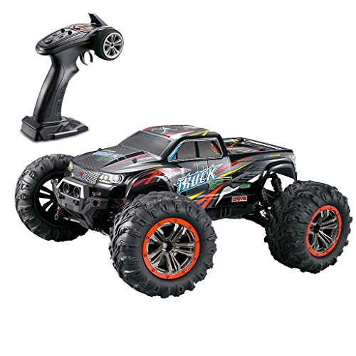Usblom 1:10 Scale High Speed 46km/h 4WD 2.4Ghz High Speed 4X4 Off Road-All Terrain Remote Control Truck 9125 with one 1600mAH Rechargeable Batteries for More Than 8 Years Old Boys and Adults