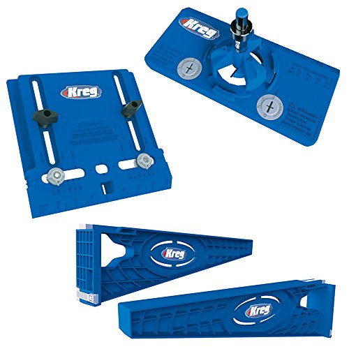 Kreg Tool Company - Drawer Slide Jig with Cabinet Hardware Jig and Concealed Hinge Jig - KHI-SLIDE, KHI-PULL, KHI-HINGE