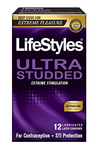 LifeStyles Ultra Studded Condoms, 6.8 Ounce