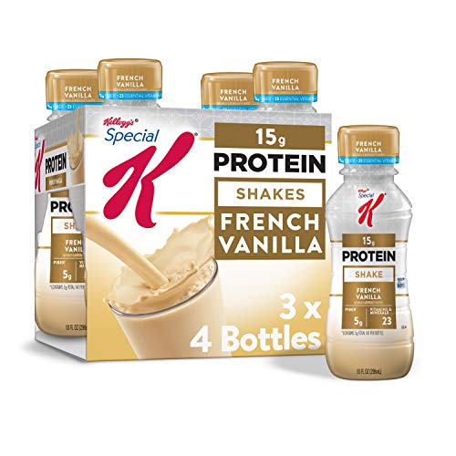 Kellogg's Special K French Vanilla Protein Shakes - Meal Replacement, Gym Food, Pack of 3 (12 Count)