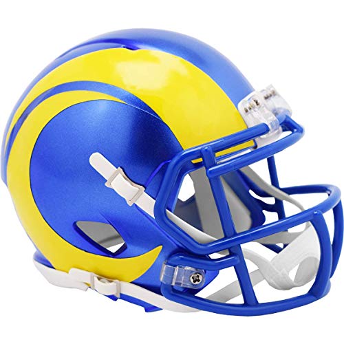 Riddell NFL Los Angeles Rams Speed Mini Football Helmet, blue