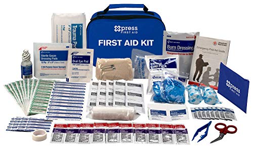 Xpress First Aid 137 Piece First Aid Kit, ANSI/OSHA Compliant