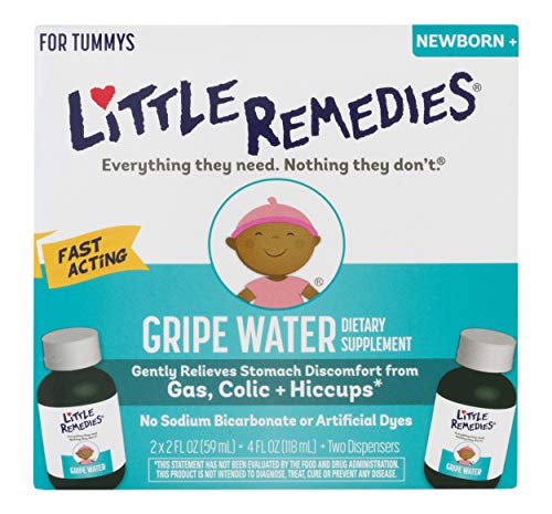 Little Remedies Gripe Water, Safe for Newborns, (2 Count of 2 Fl Oz) 4 Fl Oz