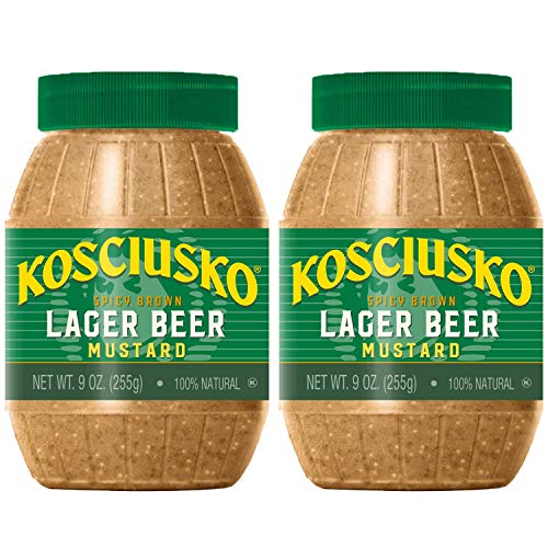 Plochman's Kosciusko Premium Beer Mustard 9 Ounce (2 Pack)