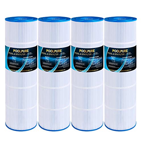 POOLPURE Replacement Filter for Pentair CCP420/Clean and Clear Plus 420, Pleatco PCC105-PAK4, Unicel C-7471, R173576, Waterway Crystal Water 425, 817-0106, 178584, Filbur FC-1977, Pack of 4