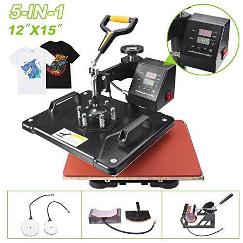 Top 10 Best 5 And 1 Heat Press Of 2020 - Aced Products