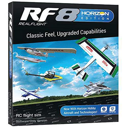 RealFlight 8 Horizon Hobby Edition: RF8 HH RC Flight Simulator Software Only (Controller Not Included), RFL1001