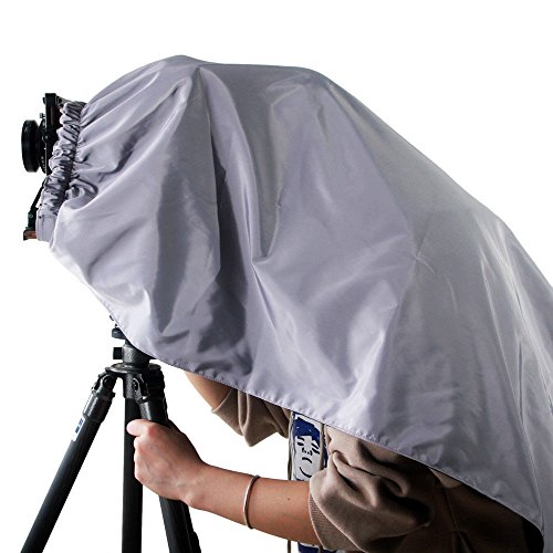 eTone Pro 145x150CM Silver and Dark Black Cloth Wrapping Focusing Hood for All Brand of 5x7 8x10 Large Format Camera
