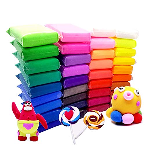 36 Bright Color Air Dry Super Light DIY Clay Craft Kit Modeling Clay Artist Studio