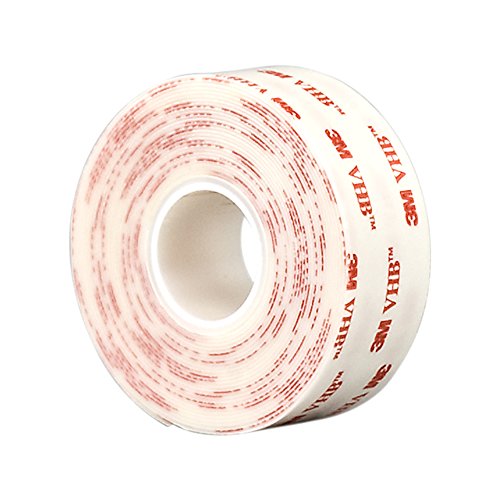 3M VHB Heavy Duty Mounting Tape 4952, 0.5' width x 5yd length (1 Roll)