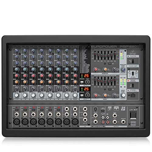 Behringer Europower PMP1680S 1600-Watt 10-Channel Powered Mixer