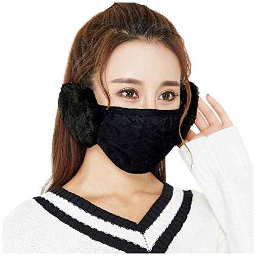 Winter Face Bandanas for Adults/Kids, Cold Weather Balaclava Cute Ear Warmer Resuable Washable