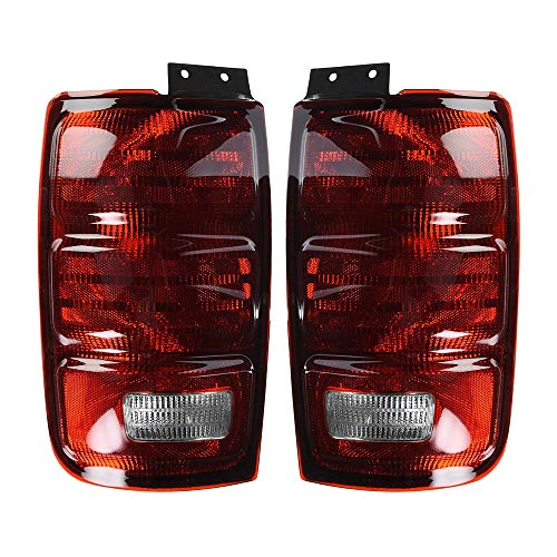 Epic Lighting OE Fitment Replacement Rear Brake Tail Lights Assemblies Compatible with 1997-2002 ExpeditIon [FO2800119 FO2801119 F75Z13405AC F75Z13404AC] Left Driver & Right Passenger Sides Pair