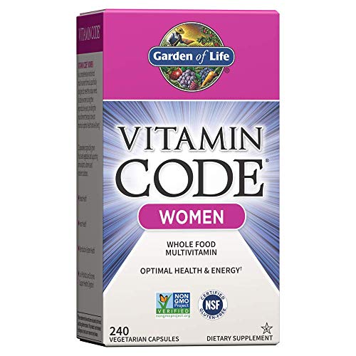 Garden of Life Multivitamin for Women - Vitamin Code Women's Raw Whole Food Vitamin Supplement with Probiotics, Vegetarian, 240 Count