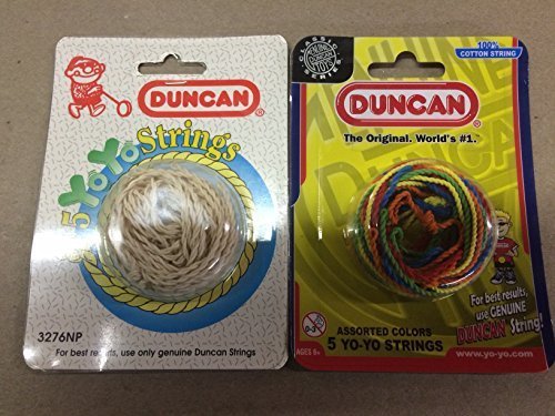 Duncan Yo-Yo String 2 Pack White & Multicolored