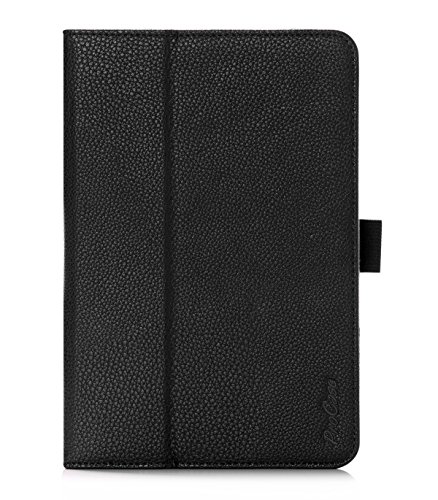 ProCase Galaxy Tab S2 8.0 Case - Stand Folio Cover Case for 2015 Galaxy Tab S2 Tablet (8.0 inch, SM-T710 / T715), with Hand Strap, auto Sleep/Wake (Black)