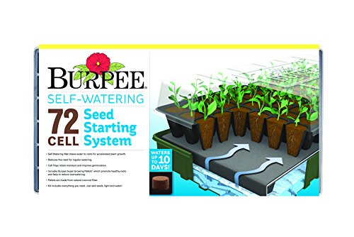 Burpee Self-Watering Seed Starter Tray, 72 Cells