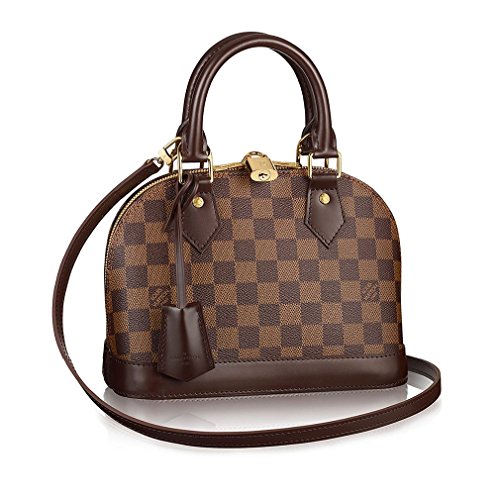 Authentic Louis Vuitton Damier Alma BB Cross Body Handbag Article: N41221 Made in France