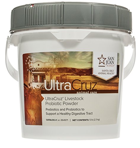 UltraCruz Livestock Probiotic Supplement, 5 lb, Powder (150 Day Supply)