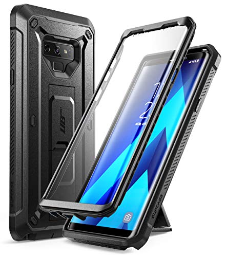 SUPCASE Unicorn Beetle PRO Series Phone Case for Samsung Galaxy Note 9, Full-Body Rugged Holster Case with Built-in Screen Protector for Samsung Galaxy Note 9 2018 (Black)